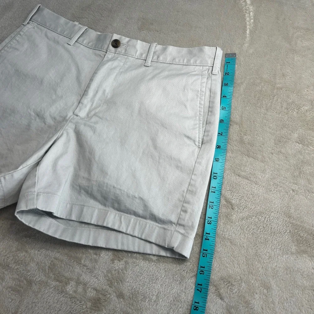 J.Crew Men's Stretch Chino Shorts Size 34 Light Gray 5